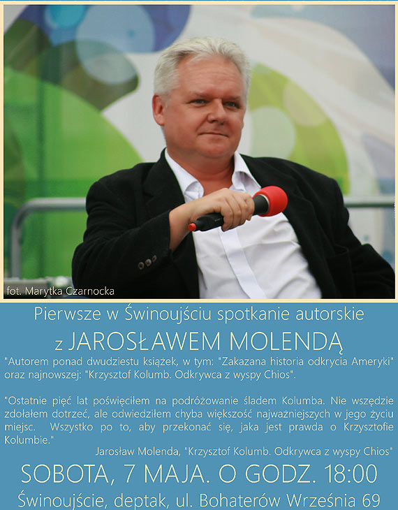 Wieczr autorski z Jarosawem Molend