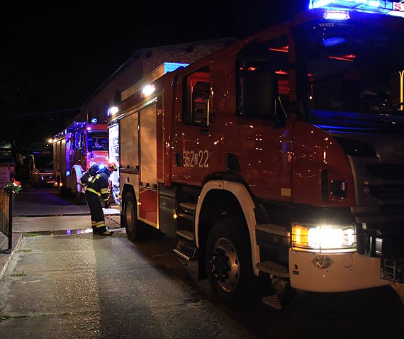 Poar na Basenie Pnocnym! Zadysponowano straakw i policjantw