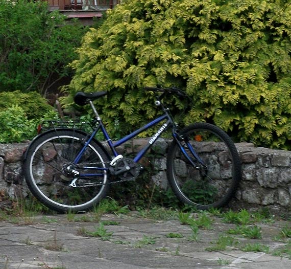 Niezabezpieczony rower stoi pomidzy blokami przy ulicy Witosa ju od tygodnia! Policja nie reaguje? 