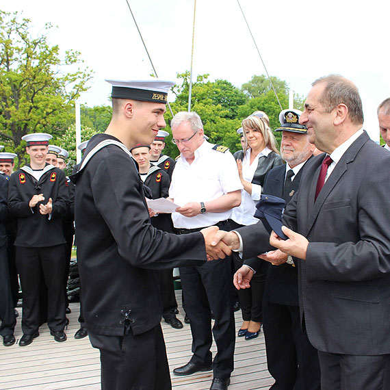 Uroczyste podsumowanie praktyk morskich na Darze M³odzie¿y