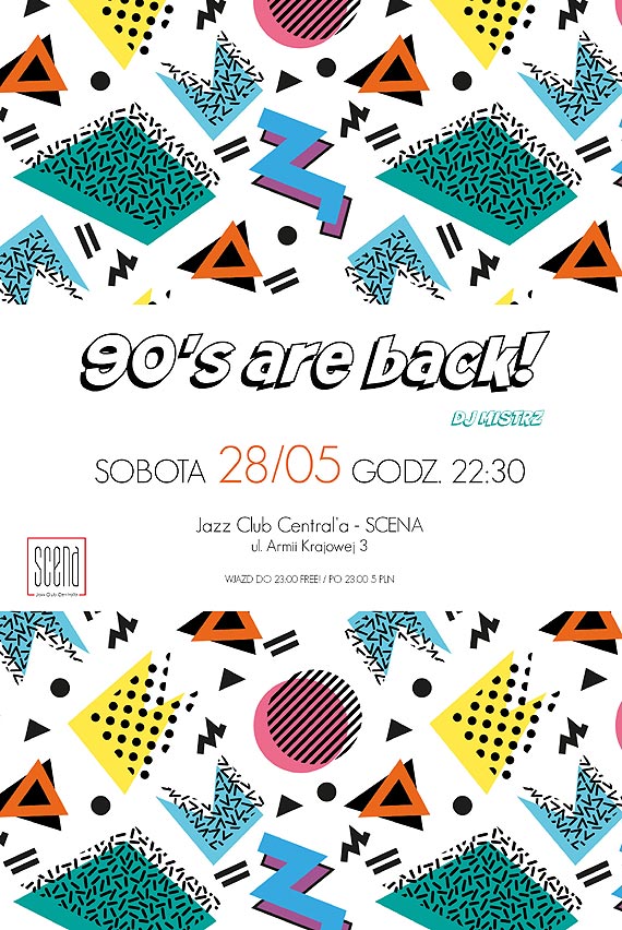 90's are back! // Dj Mistrz // Jazz Club Central'a - SCENA