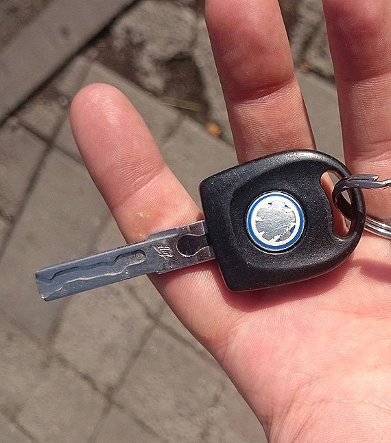 W abce na Wojska Polskiego znaleziono klucze do VW! 