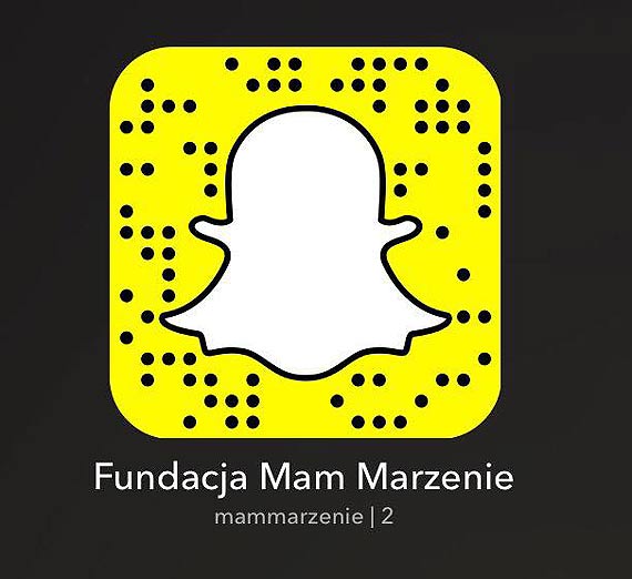 Fundacja Mam Marzenie jest ju na Snapchacie!