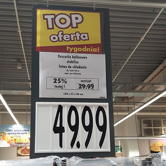 Kaufland przeprasza klienta i dzikuje za jego czujno