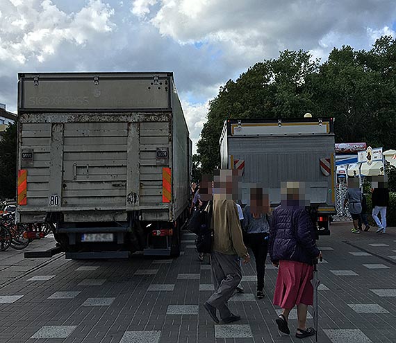 Turysta: Jeszcze pasy tu namalujcie i bramki postawcie z fotoradarami... Co na promenadzie robi ciarwki?!