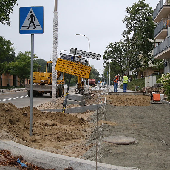 Przeciga si przebudowa ulicy Sowackiego