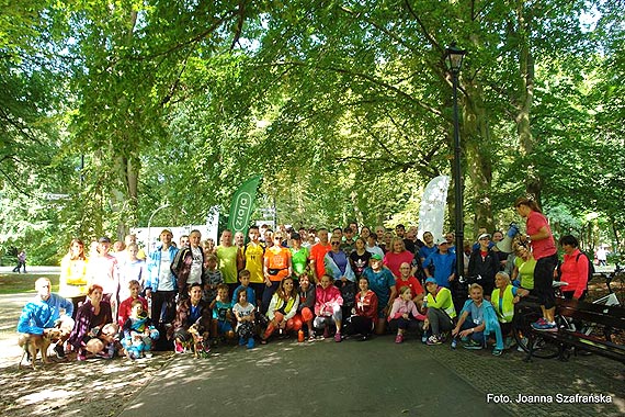 To ju 5. parkrun - uczestniczyli biegacze z wielu zaktkw Polski