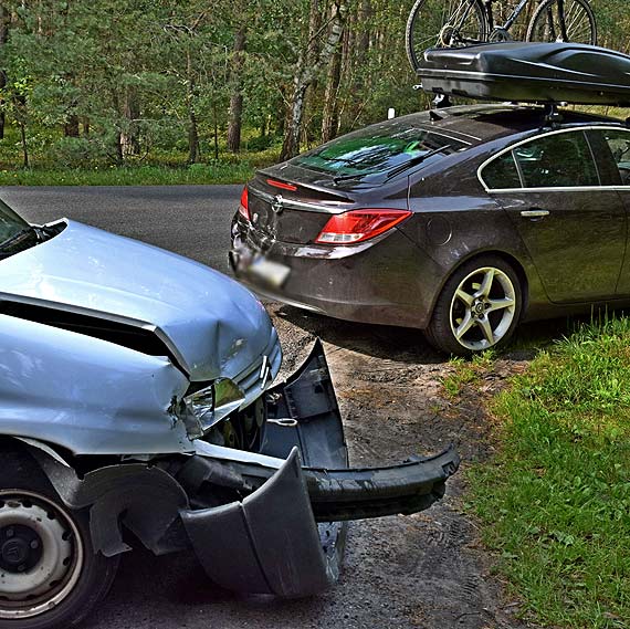 Kolizja na krajowej „trjce” - rodzina z Wielkopolski pechowo zakoczya urlop. Dwoje dzieci w uderzonym samochodzie