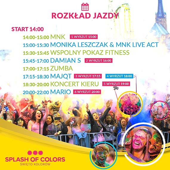 Kolorowe zakoczenie wakacji ze "Splash of Colors"