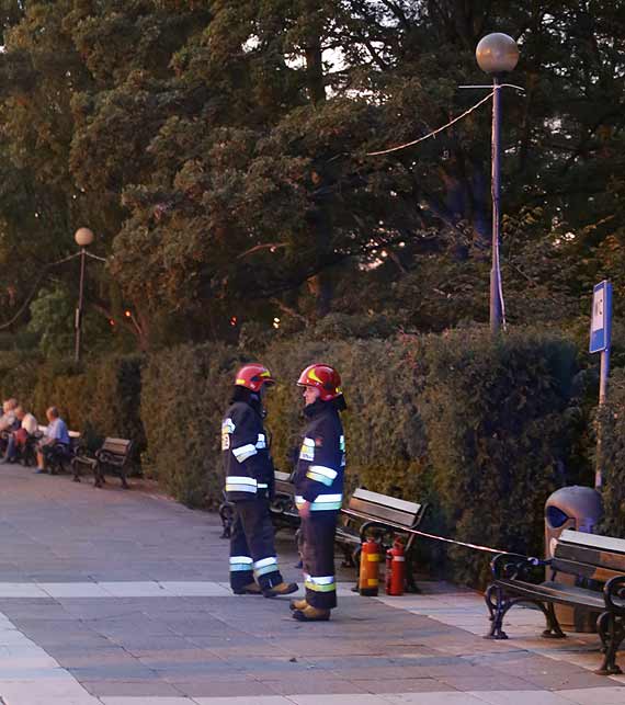 Niebezpieczne zwarcie. Na promenadzie zgasy lampy