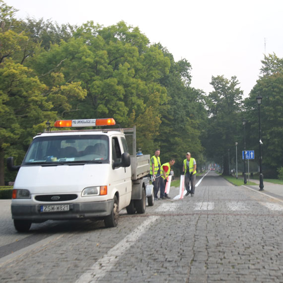 Kontrapas jak nowy! Drogowcy odwieali oznakowanie