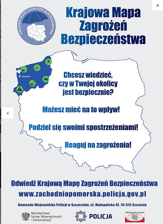 Czy w Twojej okolicy jest bezpiecznie? Reaguj na zagroenia i podziel si swoimi spostrzeeniami! Rusza Krajowa Mapa Zagroe Bezpieczestwa