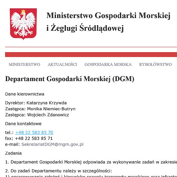 Ministerstwo o terminalu kontenerowym: Porty morskie to niezbdny element krajowego systemu gospodarczego