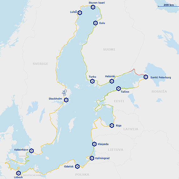 Powstanie modelowy odcinek rowerowy, Pomorze Zachodnie i Regiony Poudniowego Batyku stawiaj na rowery