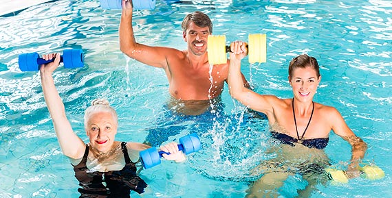 Bezpatne zajcia rekreacyjne AQUA-FITNESS