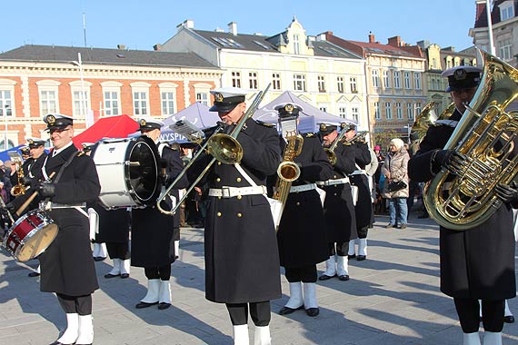 Orkiestra 8 Flotylli Obrony Wybrzea uwietnia winoujskie obchody wita Niepodlegoci