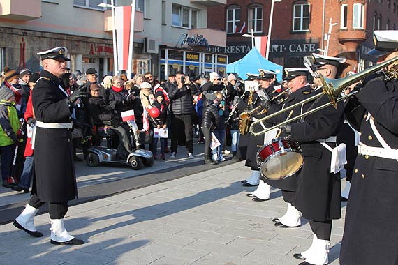 Orkiestra 8 Flotylli Obrony Wybrzea uwietnia winoujskie obchody wita Niepodlegoci