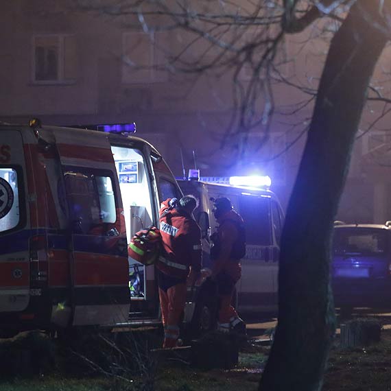 Noc przy ulicy Krzywej zakoczya si dla obywatela Czech pobytem w szpitalu