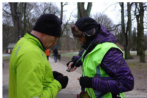 Bieg parkrun pod znakiem mrozu