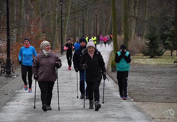 Bieg parkrun pod znakiem mrozu