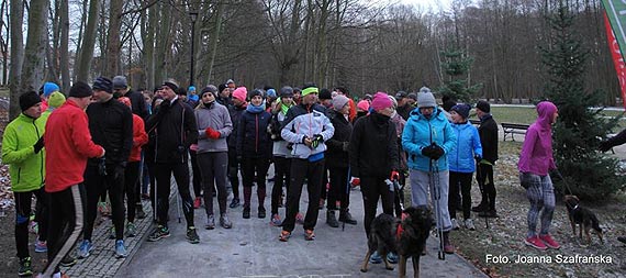 Bieg parkrun pod znakiem mrozu