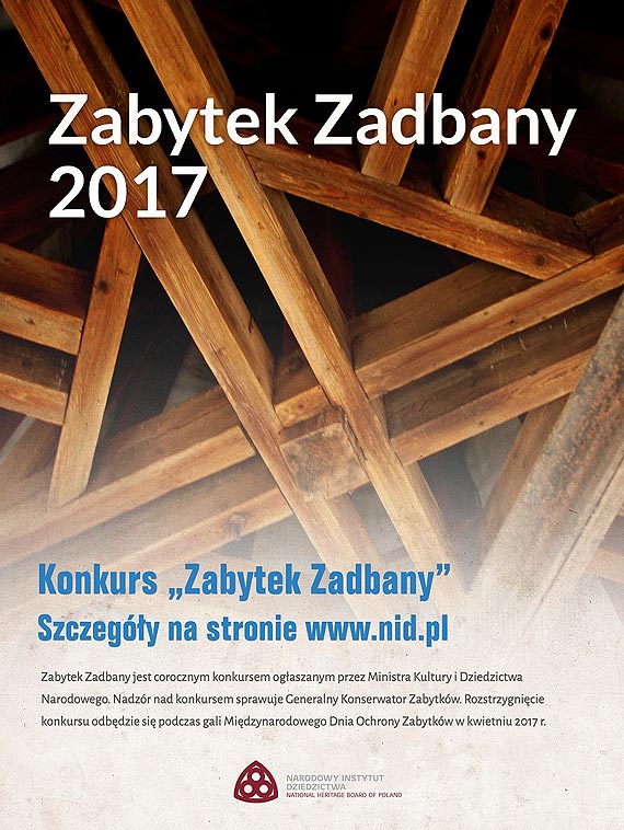 Konkurs „Zabytek Zadbany” z nowym regulaminem!