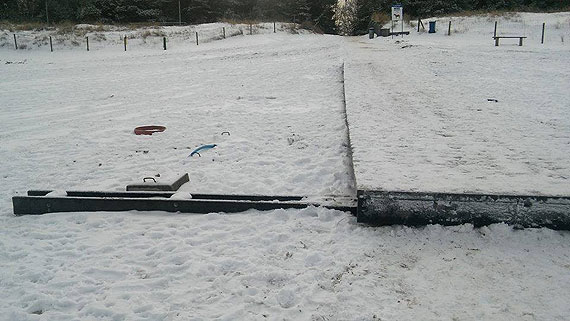Miasto liczy straty po ostatniej wichurze. Zerwany trap odnalaz si w Niemczech