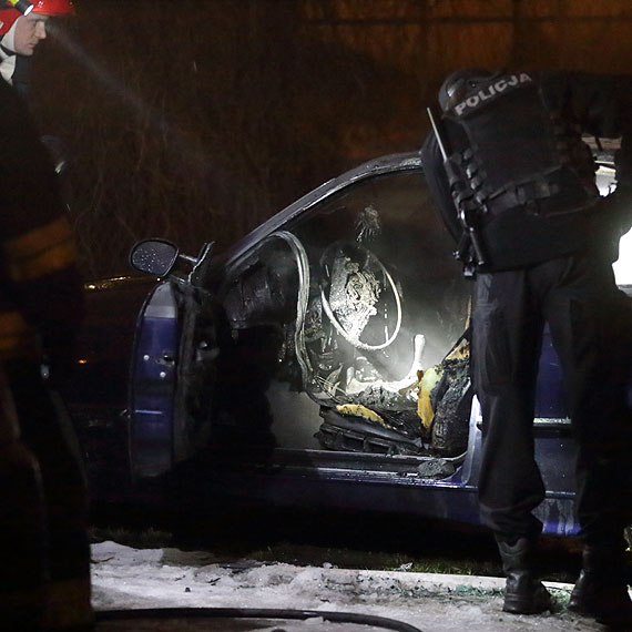 To ju trzeci poar samochodu w cigu kilku ostatnich dni. BMW w pomieniach