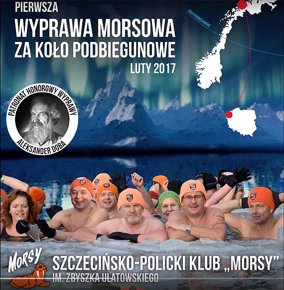 Morsy ze Szczecina i Polic jad na morsowanie za koo podbiegunowe