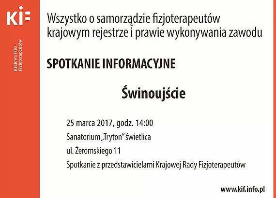 Przyjd na spotkanie i dowiedz si wicej na temat zawodu fizjoterapeuty