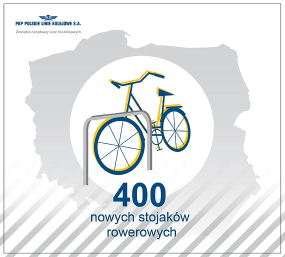 PLK montuj 400 nowych stojakw rowerowych