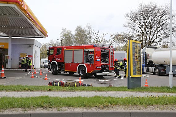 Ogie na stacji paliw! 1 osoba poszkodowana