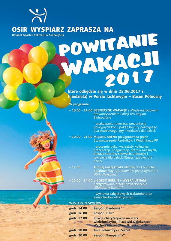 Powitanie wakacji 2017 z OSiR WYSPIARZ