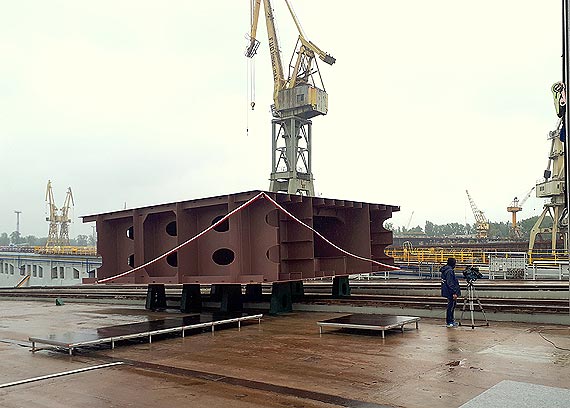 MSR Gryfia pooya stpk pod budow promu dla PB 