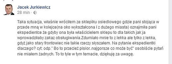 Przejaw dyskryminacji wobec radnego Jurkiewicza: „To przecie Pisior, najgorsze co moe by”