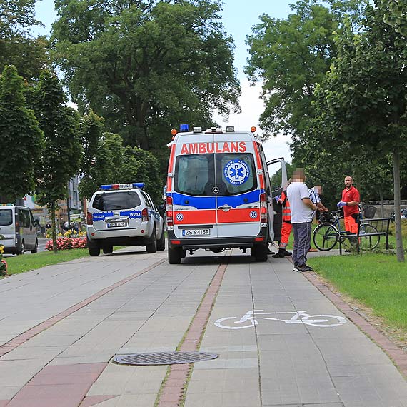 Zderzenie dwch rowerzystw na ciece rowerowej przy Grunwaldzkiej! Sprawczyni ucieka z miejsca wypadku!