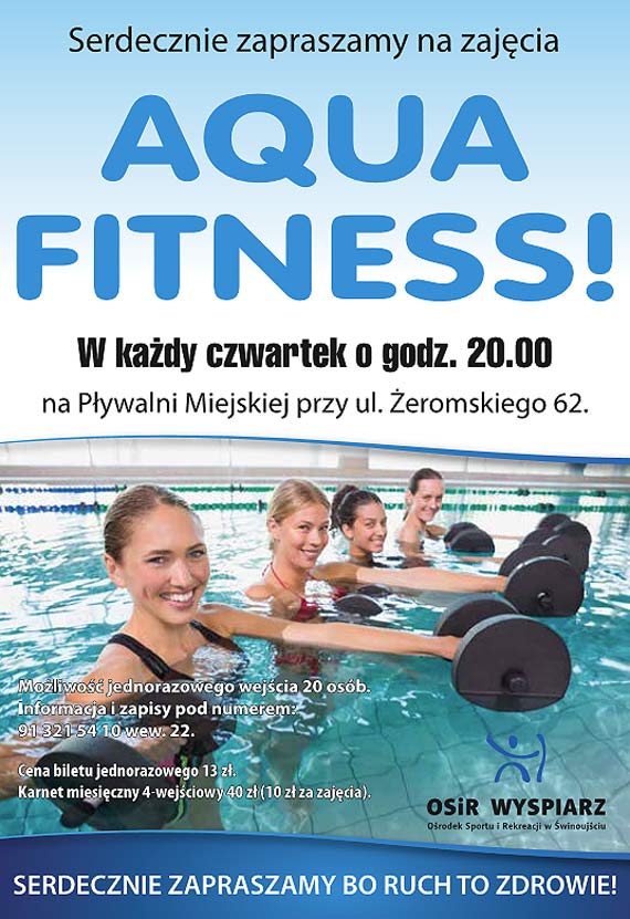 Po wakacyjnej przerwie na pywalni powraca Aquafitness!