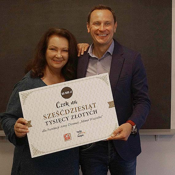 Mieszkacy winoujcia wsparli fundacj Anny Dymnej