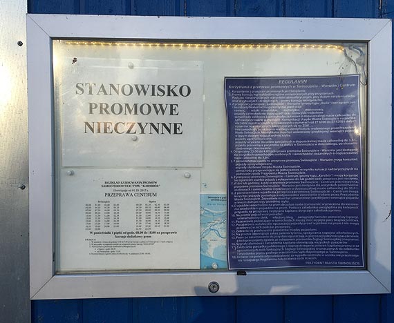 Orkan Grzegorz daje się we znaki przeprawa „Centrum” gdzie pływają Karsibory nieczynna do odwołania