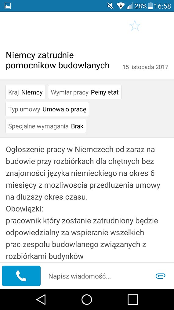 Oszuci oferuj prac za granic - Czytelnik ostrzega