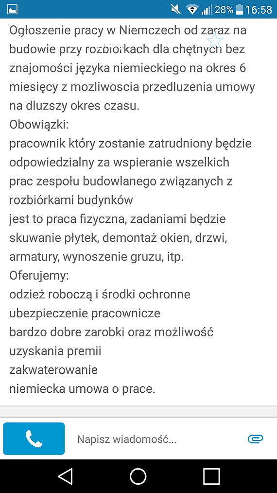 Oszuci oferuj prac za granic - Czytelnik ostrzega