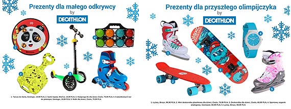 Po prezenty, gotowi.. start! Pomysy na mikoajowe podarunki od sieci Decathlon