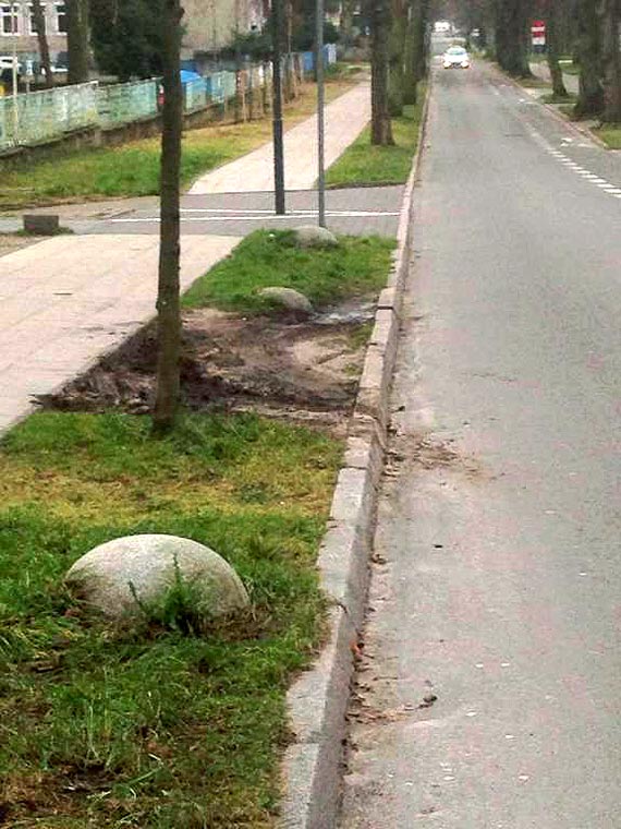 Betonowe pkule nie stanowi ju przeszkody?