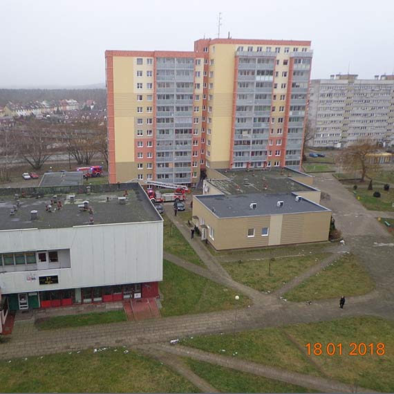 Akcja straakw na Matejki. Weszli do mieszkania