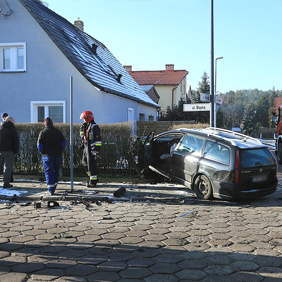 Feralne skrzyowanie ulicy lskiej z Grudzidzk. Doszo do kolejnego wypadku