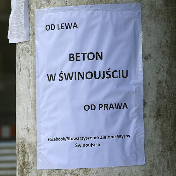 Od lewa do prawa beton...