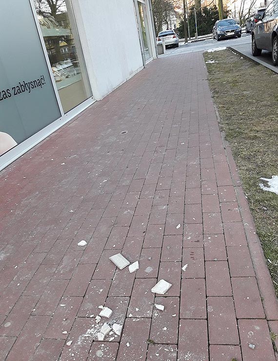 Uwaga, na Platanie spadaj pytki!