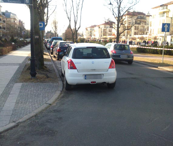 Tradycyjne amanie przepisw parkowania - stra miejska powinna zaj si tym miejscem