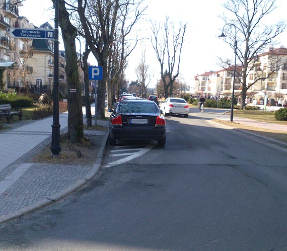 Tradycyjne amanie przepisw parkowania - stra miejska powinna zaj si tym miejscem