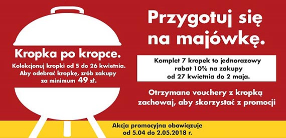 Promocje w sklepach Biedronki: bez VAT i w kropki